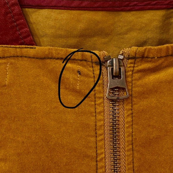 BDG Taylor Uncut Corduroy Colorblock Dress Sz M Mini Bodycon - Picture 6 of 11